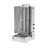 Elektro-Dönergrill, Motor unten, 2 Heizstufen, 9 kW, 703×707×1283 mm – Produktbild