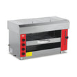 Gas-Salamander 17,5 kW, 5 Brenner, höhenverstellbar, 1124×568×580 mm, Edelstahl – Produktbild