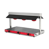 Warmhaltevitrine, 1,9 kW, 3x GN 1/1, 1040 mm, Digitalsteuerung, Niessschutz – Produktbild