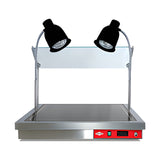 Warmhaltevitrine, 3x GN 1/1, 1,8 kW, Digitalsteuerung, Edelstahl, 1115×600×120 mm – Produktbild