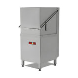 Haubenspülmaschine, doppelwandig, 1000 Teller/Stunde, 4 Programme, Korb 500×500 mm, 9 kW, 740×830×1485 mm – Produktbild