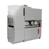 Durchlaufspülmaschine, Trockentunnel rechts, 2200 Teller/Stunde, Korb 500×500 mm, 48 kW, 2130×837×2000 mm – Produktbild