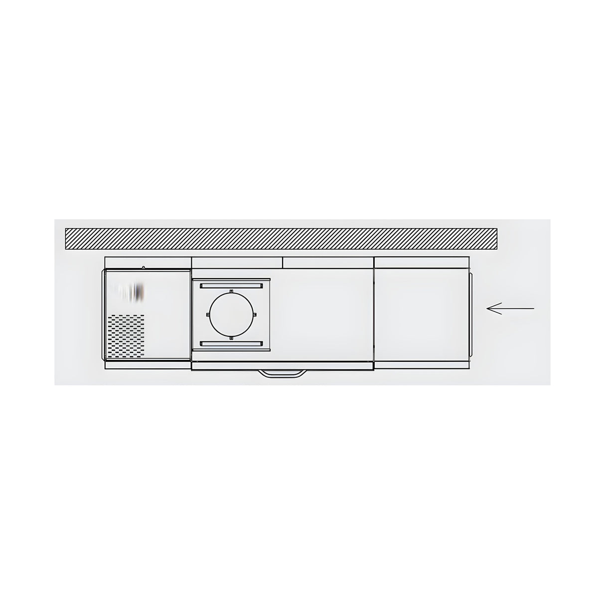 Conveyor Type Dishwasher with Drying Tunnel Pre-Washing Unit RIGHT – 2200 / 3300 plate/hour