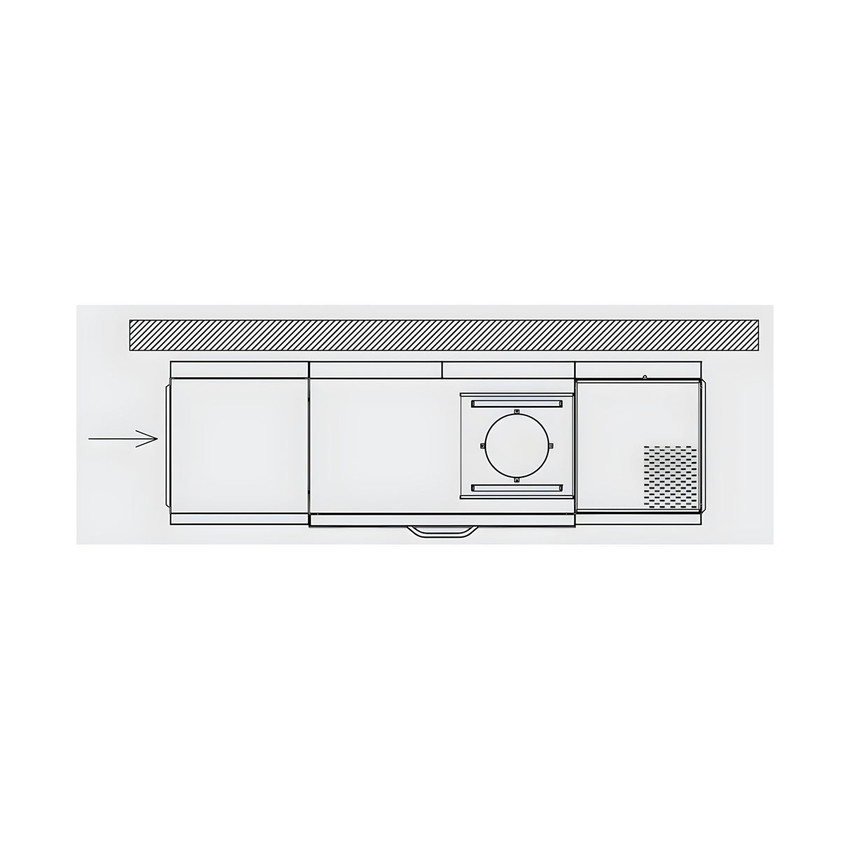 Conveyor Type Dishwasher with Drying Tunnel Pre-Washing Unit LEFT – 2200 / 3300 plate/hour