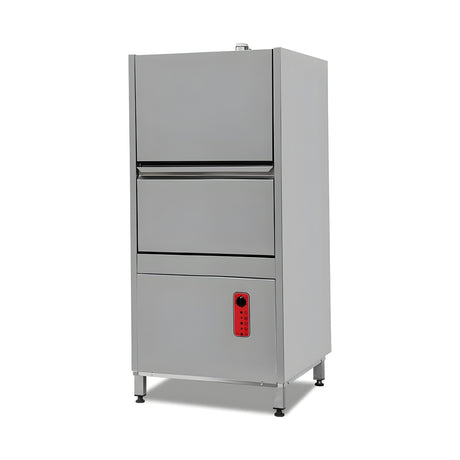 Topfspülmaschine, 30 Körbe/Stunde, 80 L Tank, 3 Programme, 27 kW, 764×960×1985 mm – Produktbild