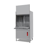 Topfspülmaschine, 30 Körbe/Stunde, 80 L Tank, 3 Programme, 27 kW, 764×960×1985 mm