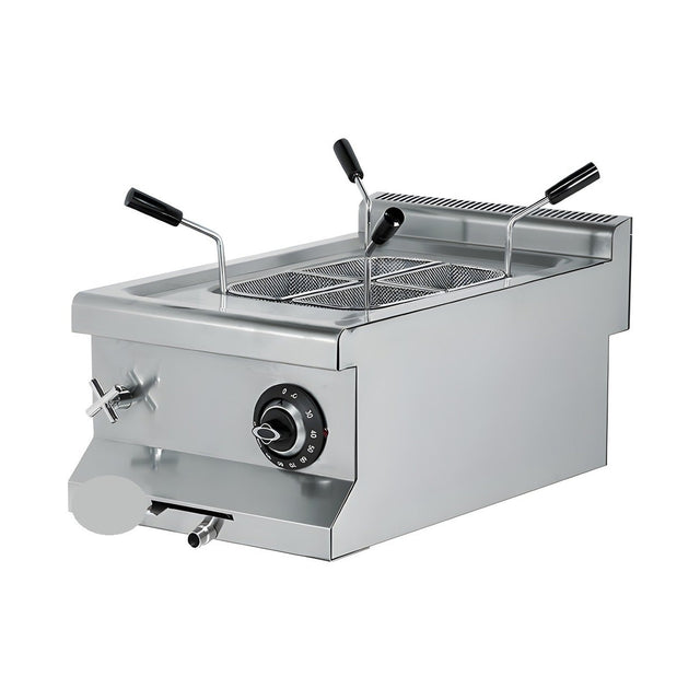 Elektro-Nudelkocher, 10 Liter, 4,5 kW, 400V, 400×635×285 mm, Edelstahl, Snack-Line – Produktbild
