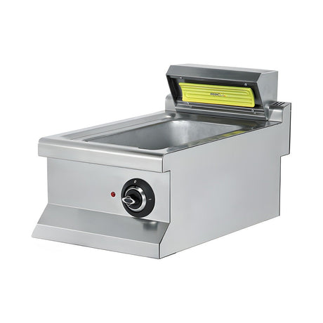 Pommes-Warmhaltegerät, 0,65 kW, 230V, Infrarot-Keramikheizung, 400×635×285 mm, Edelstahl, Snack-Line – Produktbild