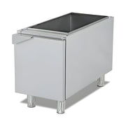 Unterschrank 1-türig, 400×570×565 mm, Edelstahl, Snack-Line – Produktbild