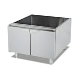 Unterschrank 2-türig, 800×570×565 mm, Edelstahl, Snack-Line – Produktbild