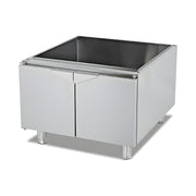Unterschrank 2-türig, 800×570×565 mm, Edelstahl, Snack-Line – Produktbild