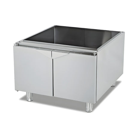 Unterschrank 2-türig, 800×570×565 mm, Edelstahl, Snack-Line – Produktbild