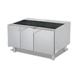 Unterschrank 3-türig, 900×570×565 mm, Edelstahl, Snack-Line – Produktbild