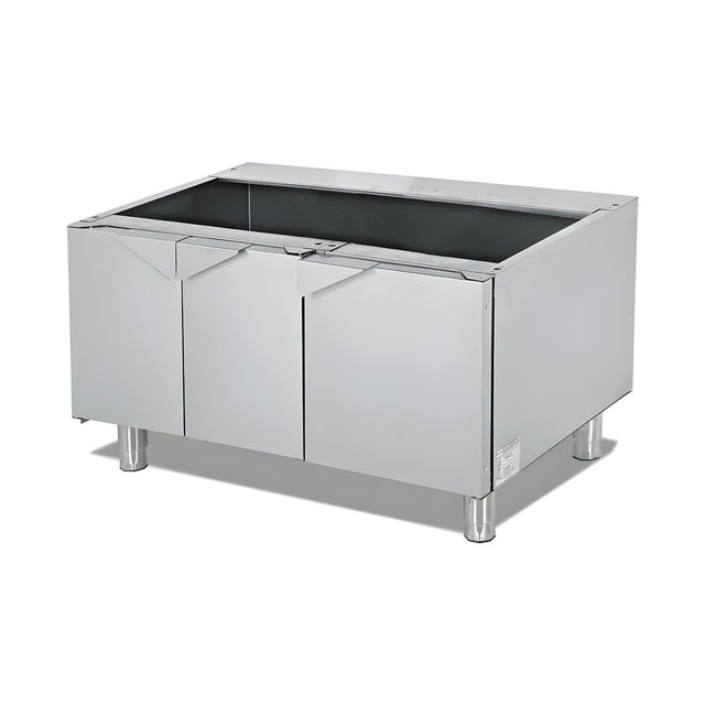 Unterschrank 3-türig, 900×570×565 mm, Edelstahl, Snack-Line – Produktbild