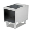 Unterschrank offen, ohne Tür, 400×570×565 mm, Edelstahl, Snack-Line – Produktbild