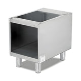 Unterschrank offen, ohne Tür, 400×570×565 mm, Edelstahl, Snack-Line – Produktbild