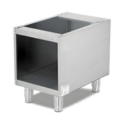 Unterschrank offen, ohne Tür, 400×570×565 mm, Edelstahl, Snack-Line – Produktbild