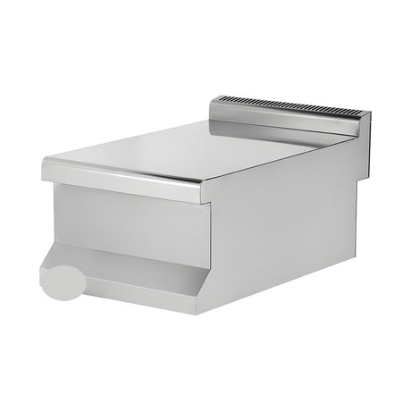 Arbeitsplatte, 1/2 Modul, 400×635×285 mm, Edelstahl, Snack-Line – Produktbild