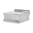 Arbeitsplatte, 1/1 Modul, 600×635×285 mm, Edelstahl, Snack-Line – Produktbild