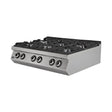Gasherd 6 Brenner, 43 kW, Tischgerät, 1200×730×300 mm, Serie 700 – Produktbild