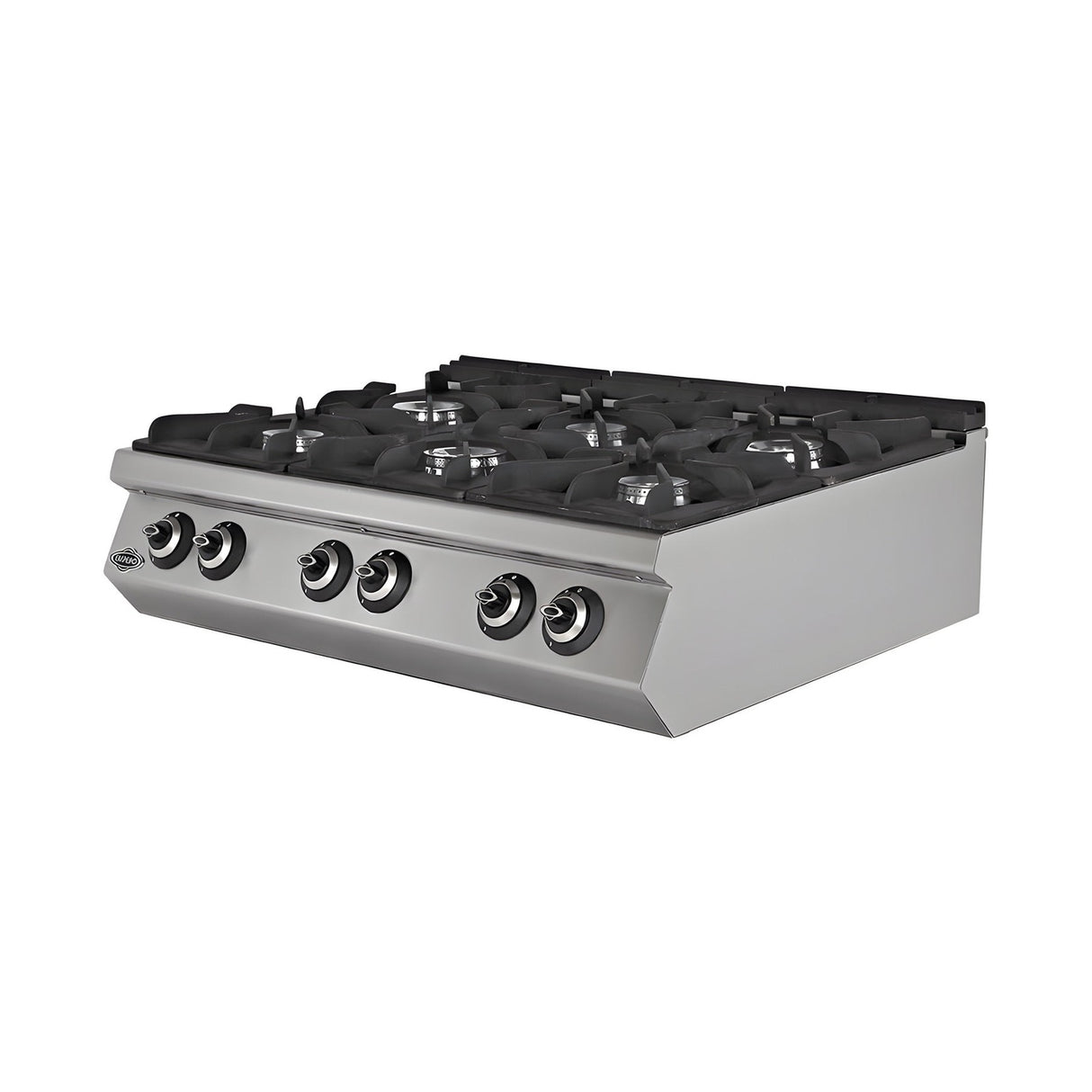 Gasherd 6 Brenner, 43 kW, Tischgerät, 1200×730×300 mm, Serie 700 – Produktbild