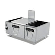 Gasbackofen unterbaufähig, 6,46 kW, 2x GN 2/1, 1200×620×550 mm, Serie 700 – Produktbild