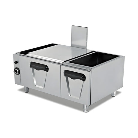 Gasbackofen unterbaufähig, 6,46 kW, 2x GN 2/1, 1200×620×550 mm, Serie 700 – Produktbild