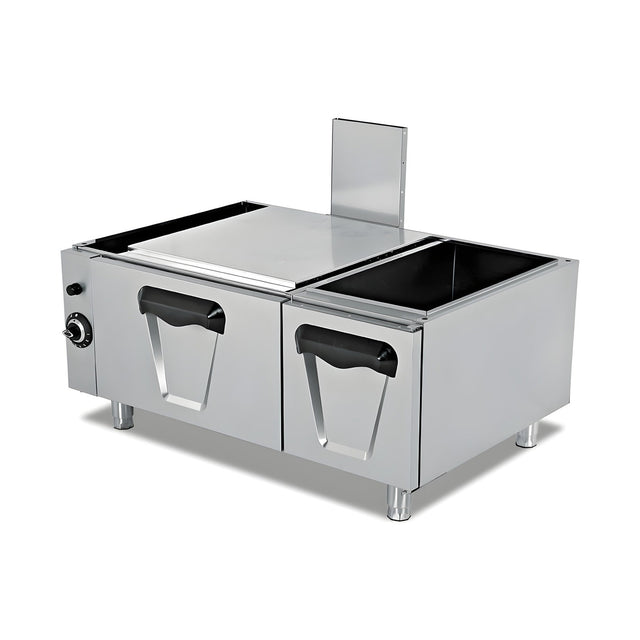 Gasbackofen unterbaufähig, 6,46 kW, 2x GN 2/1, 1200×620×550 mm, Serie 700 – Produktbild