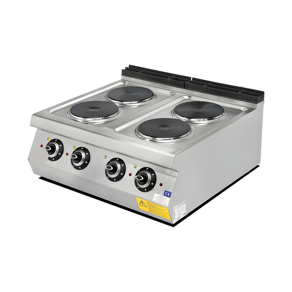 Elektroherd 4 Kochplatten, 8 kW, 400V, 800×730×300 mm, Serie 700 – Produktbild