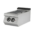Elektroherd 2 Kochplatten, 4,5 kW, 230V, 400×730×300 mm, Serie 700 – Produktbild