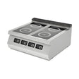 Induktionsherd 2 Kochzonen, 12 kW, 400V, 800×730×300 mm, Serie 700 – Produktbild