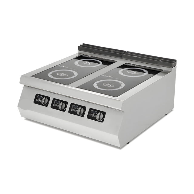 Induktionsherd 2 Kochzonen, 12 kW, 400V, 800×730×300 mm, Serie 700 – Produktbild