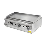 Gas-Grillplatte glatt und gerillt, 26 kW, 2 Heizzonen, 1200×730×300 mm, Serie 700 – Produktbild