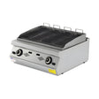 Gas-Dampfgrill, 11,6 kW, 2 Heizzonen, Gusseisenplatte, 800×730×300 mm, Serie 700 – Produktbild