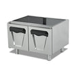 Unterbauschrank 2 Türen, Edelstahl, 800×620×550 mm, Serie 700 – Produktbild