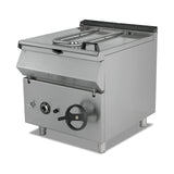 Gas-Kippbratpfanne, 50 Liter, 11,2 kW, manuelles Hebesystem, 800×730×850 mm, Serie 700 – Produktbild