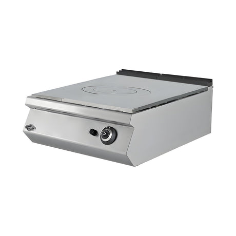 Gasherd Solid Top, 11,20 kW, Gussplatte 16 mm, Piezozündung, Edelstahl, 800×900×285 mm, Serie 900 – Produktbild