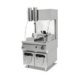Pommes-Warmhalteeinheit, 2,8 kW, 400V, Ölablauf, Edelstahl, 800×900×1830 mm, Serie 900 – Produktbild