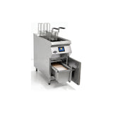 Elektro-Fritteuse, 25 Liter, 21 kW, Ölfiltersystem, Digitaldisplay, Edelstahl, 400×900×850 mm, Serie 900
