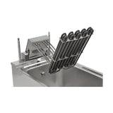 Elektro-Fritteuse, 25 Liter, 21 kW, Ölfiltersystem, Digitaldisplay, Edelstahl, 400×900×850 mm, Serie 900