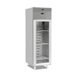 Gastrokühlschrank mit Glastür, 700 l, Umluftkühlung, 700×800×2050 mm, Edelstahl, Serie 700 – Produktbild