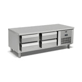 Unterbau-Tiefkühltisch, 6 Schubladen, 6x1/1 200 GN, 2000×700×600 mm – Produktbild