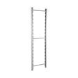 Aluminiumregal, feststehend, Höhe 1800 mm, abnehmbare Polypropylenböden, 250 kg pro Ebene – Produktbild