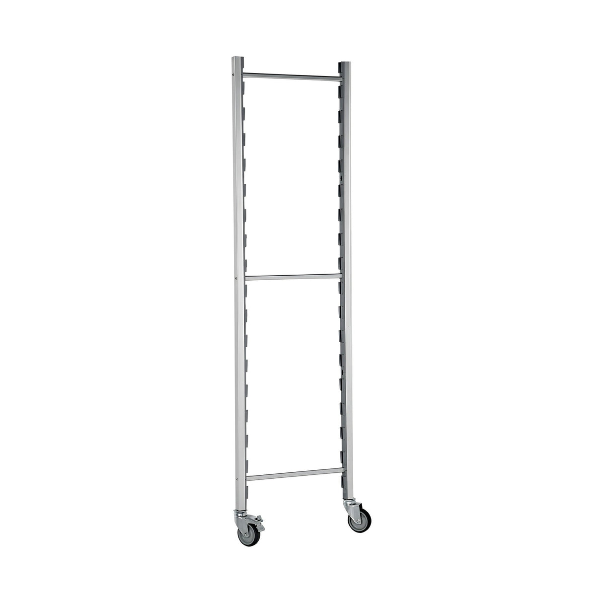 Polypropylen-Regal, Aluminiumfüße, herausnehmbare waschbare Böden, Breite 1800 mm, 250 kg pro Boden – Produktbild
