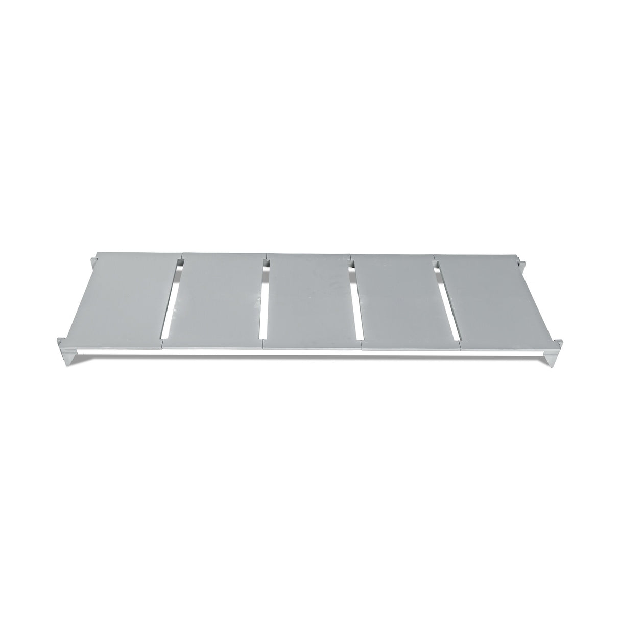 Regalboden glatt, Polypropylen, abnehmbar, 1270×500 mm, Aluminiumfüße, 250 kg – Produktbild