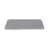 Edelstahlregal AISI 201, 610×1370 mm, geschlossene Flachböden, 250 kg pro Boden – Produktbild