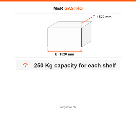 Lochboden perforiert, 360 × 1520 mm, 250 kg Tragkraft je Boden – Technische Daten
