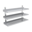 Wandregal, 3 Ebenen, 1000×400 mm, platzsparende Wandablage – Produktbild