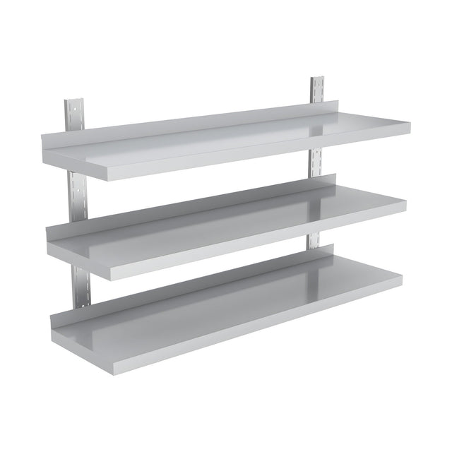 Wandregal, 3 Ebenen, 1000×400 mm, platzsparende Wandablage – Produktbild