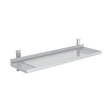Wandregal, 1 Ebene, 1200×400 mm, platzsparende Wandablage – Produktbild